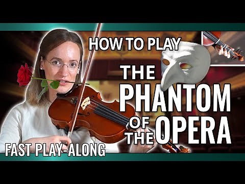 How to play The Phantom of The Opera | Fast Play-Along | Violin Tutorial