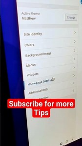 Set static front page in wordpress #wordpress #wordpresstips
