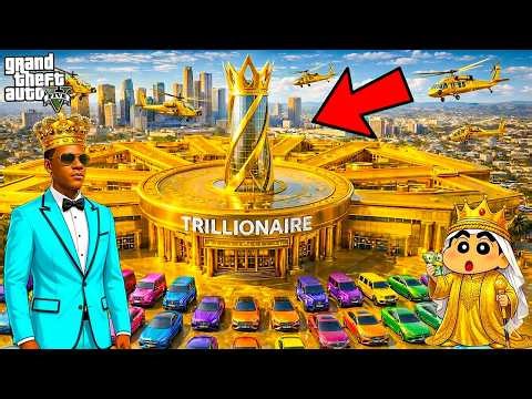Franklin Or Shinchan Touch Anything Become Diamond Gold in GTA 5