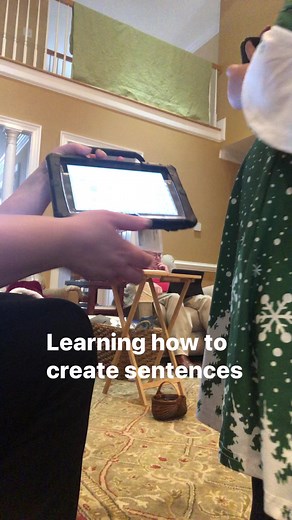 3.1K views · 82 reactions | Using LAMP Words for Life to create sentences. She is catching on quickly. | Tales of Special Needs Church Mom | Facebook