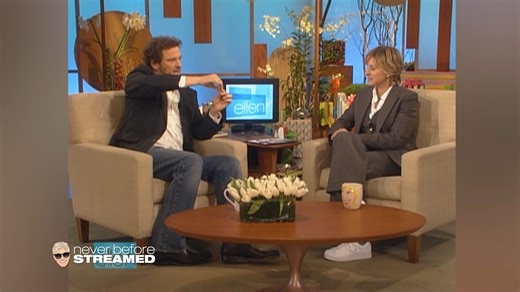 Colin Firth had to be saved by one of his neighbors after being caught in a window. #Season3Rewatch | Ellen DeGeneres