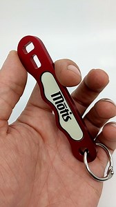 Motis Anodized Aluminum 02 Key with Glow in the Dark Sticker. Glow Sticker made by IdentiFire Available now on our website! You can also add your name on the back with the custom laser marking option. | Motis Fire Rescue