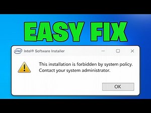 How To Fix This Installation is Forbidden by System Policy Contact Your System Administrator - 2026✅
