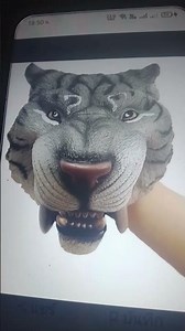 Smilodon Sabertooth Cat Puppet Hand