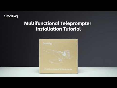 Installation Tutorial | SmallRig Multifunctional Teleprompter 3646