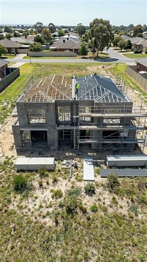 Building a Modern Duplex House From the Ground Up 🏡 | Full Construction Transformation