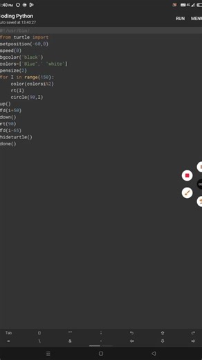 codes of python