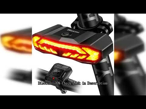 WSDCAM Bike Alarm Taillight Anti-Theft Vibration Burglar Alarm Bicycle Security Remote Control Vibra