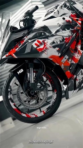 white graphics x2se kit install 🤍🥵 RC 390 modified 💥🚀 #rc390 #ytshorts #shorts #viralshorts