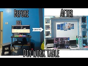 DIY WORK TABLE | HOW TO BUILD OFFICE TABLE