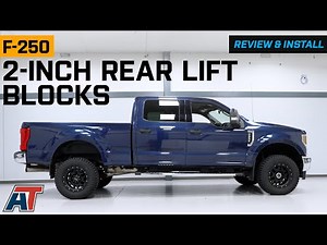 2011-2024 4WD F-250 2-Inch Rear Lift Blocks Review & Install