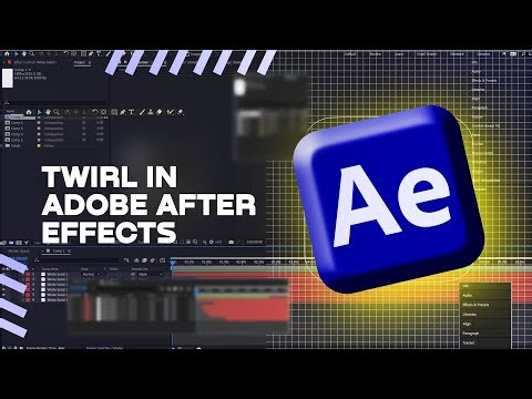 Twirl Effect In Adobe After Effects - After Effects Course Chapter 37