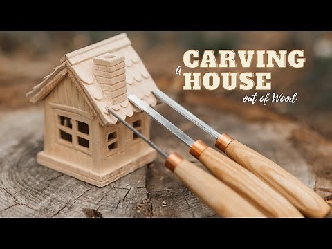 Wood Carved House - Full Tutorial
