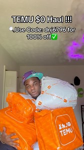 2.8M views · 737 reactions | Temu 100% off code: dnj6796 for FREE items and  in bi0 (app new users only with qualifying orders) FREE shipping and FREE returns #temufinds #temuhaul #viral | Drestoopidd | Facebook