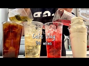 (Eng)💛🌺Cafe Vlog Collection of 30 minutes🌺💛/ cafe vlog / asmr