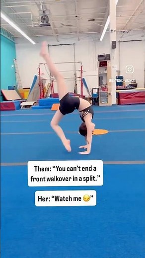 How to do a front walkover to split