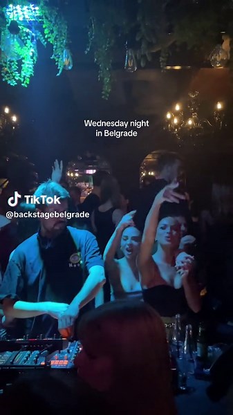 Nightlife at Black Diamond Club in Belgrade