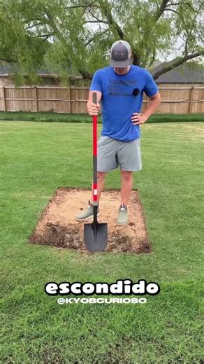He had something BURIED in his backyard! 😰