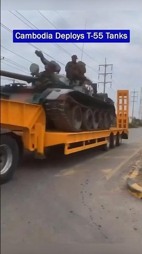 Cambodian Army Sends Its T-55 Tanks to the Front!