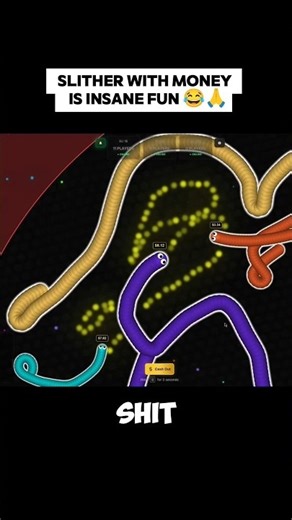 Slither is peak fun #funny #slitherio #gaming #2026 #shorts