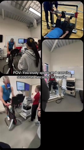 Second year students sharpening their lab skills. From VO₂ max testing to force analysis, isokinetic strength dynamometry (strength testing), and functional movement screening, building the practical skills behind sports science performance and injury prevention on external athletes! @Lancaster Sport n Exercise Sci #sports #sportscience #exercise #lancasteruniversity #study
