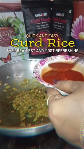 Best & Easy Curd Rice Recipe 🤤🍚| Creamy, Refreshing & Super Tasty #shorts #curdrice #trending #viral