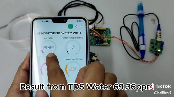 IoT Water Quality Monitoring Using Durian Uno and Blynk