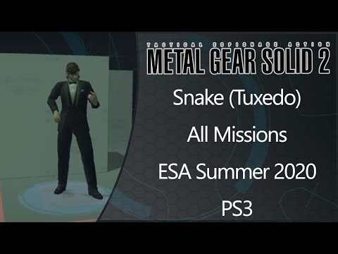 MGS2: VR Missions | PS3 | Snake (Tuxedo) | All Missions | ESA Summer 2020 Solo Run | 07-29-2020