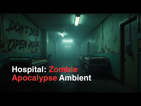 Hospital Hallway Zombie Apocalypse Ambient Creepy ASMR Horror Sounds