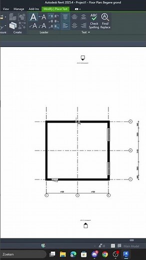 How to add text in Revit
