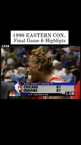 INDIANA PACERS VS CHICAGO BULLS 1998 EASTERN CON.FINAL GAME 6 Highlights Play Part 26 | ART TV