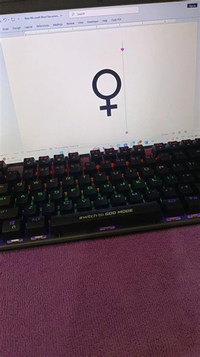 Female Symbol ♀ Alt+X Code Shortcut