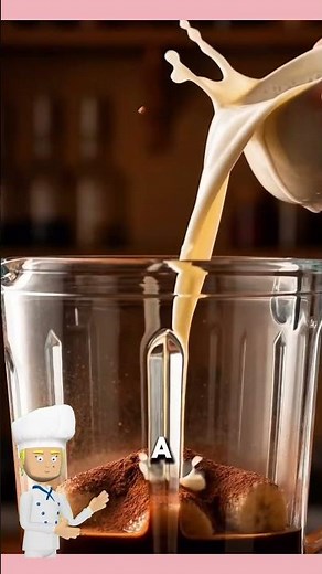 You only need 4 ingredients to make this creamy mocha soft serve at home. 🍌☕🍫 #icecream