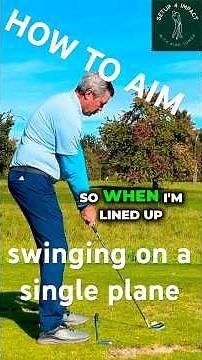 Perfect Alignment to swing on a single plane.