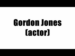 Gordon Jones (actor)