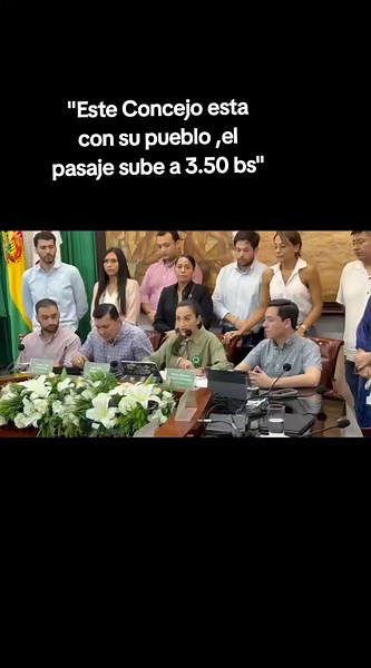 Pasaje sube a 3.50 bs: Concejo municipal apoya y explica motivos