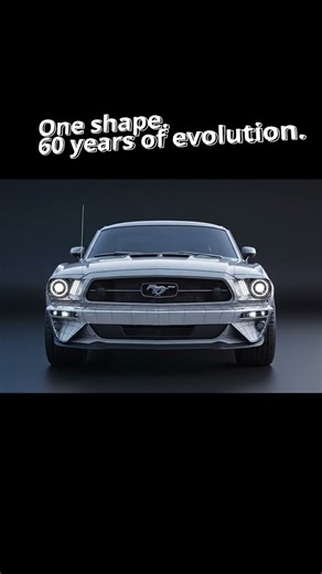60 Years of Mustang, One Continuous Shape