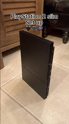 PlayStation 2 slim set up 🖤 #playstation #ps2 #retrogaming #asmr #nostalgia #2000s
