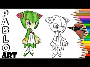 How to draw Cosmo from Sonic X | Learn to Draw step by step