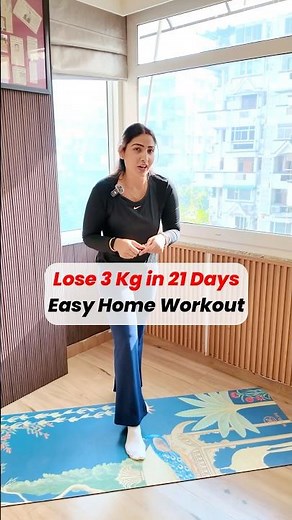 Lose 3 Kg in 21 Days – Easy Home Workout.