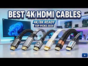 ✅ 12 Best 4K HDMI Cables 2026 – Don’t Buy the Wrong One!