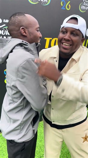 Faustihno na Mc Brian after covering tour du Rwanda 2026