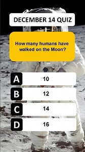 Can You Guess How Many People Have Walked on the Moon? #historytrivia