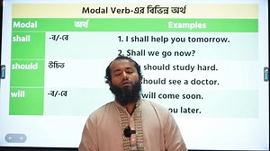 Class 6 (Elementary English): Modal Verb-এর বিভিন্ন অর্থ ও ইংরেজি বাক্যে প্রয়োগ।