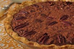 Chocolate Pecan Pie Recipe Demonstration - Joyofbaking.com
