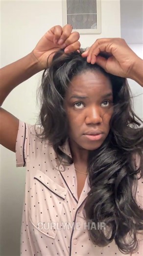 Want natural cute luscious Curls?😘You NEED this wig Right Now🔥🔥#curlymehair #wigs #halfwig #fypシ