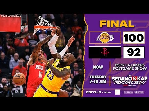 Lakers Trample The Rockets | CALL IN & REACT w/ Beto Durán NOW ‼️- ESPN LA Lakers Postgame Show
