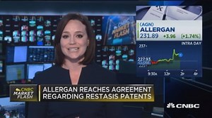 Allergan reaches agreement regarding RESTASIS patents
