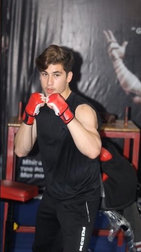 Young Boxer’s Epic Pose #boxing