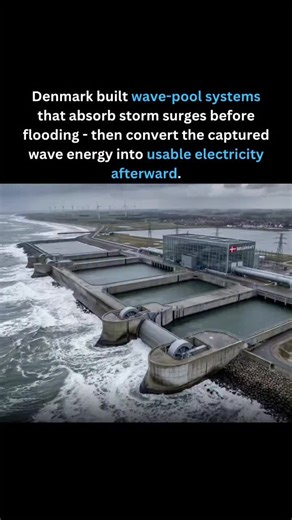 Wave 🌊 energy into usable electricity. #technology
